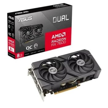 ASUS Dual RX 7600 EVO OC 8GB GDDR6 Graphics Card - Asus