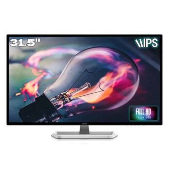 Acer EB321HQA 31.5 Inch (80.01 Cm) IPS Full HD (1920 x 1080) LCD Monitor with LED Backlight I 300 Nits Brightness I HDMI, VGA Ports I Eye Care Features, Blue Light Filter, Flickerless (Black) - Acer
