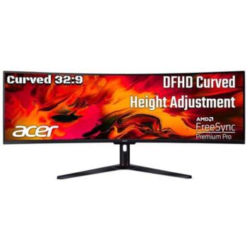 Acer EI491CR S 49 Inch LED 1800R Curved DFHD 3840 X 1080 Pixels VA Monitor - Acer