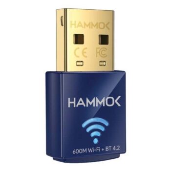 HAMMOK Ella USB 2.0 Wi Fi Bluetooth Adapter (Blue) - Hammok