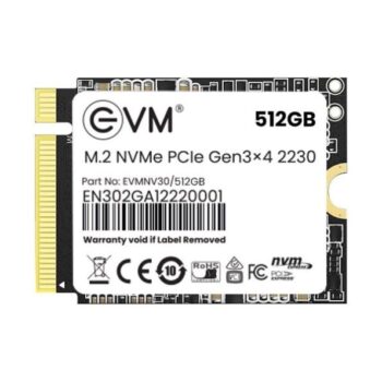 EVM M.2 NVME PCIE 2230 512GB SSD - EVM