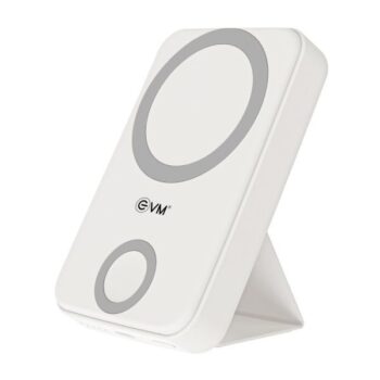 EVM EnMag Pro 10000MAH Power Bank, White - EVM