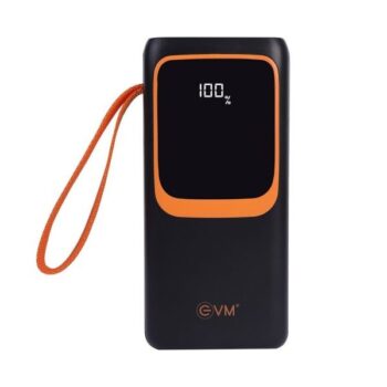 EVM Enlarge Pro 30000MAH Power Bank, Black - EVM