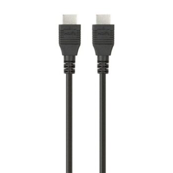 Belkin High-Speed HDMI Cable with Ethernet 4K/Ultra HD Compatible 1 Meter Cable Gold Platted, Black - Belkin