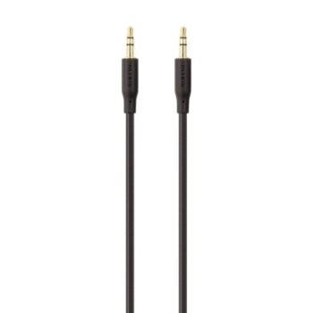 Belkin Aux Cable 2 Meter Cable Gold Plated, Black - Belkin
