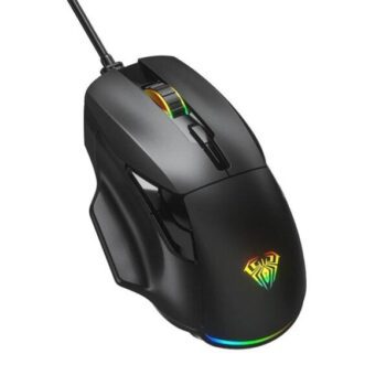 Aula F815 12800DPI Rainbow 7 Keys Macro Optical Gaming Gaming Gaming Mouse - AULA