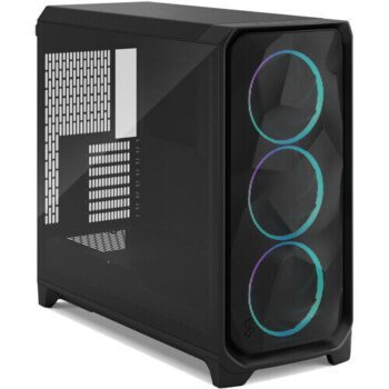Fractal Design Meshify 3 XL RGB TG Light Tint Full Tower Case ( Black ) - Fractal Design