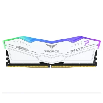 TEAMGROUP Delta RGB DDR5 32GB (32gbx1) 6000MHz CL38 RAM (White) - TeamGroup