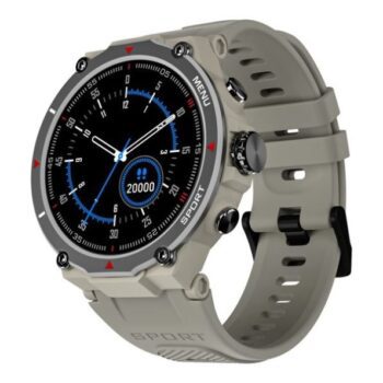 Noise Force Rugged & Sporty 1.32" Bluetooth Calling Smart Watch (Misty Grey) - Noise