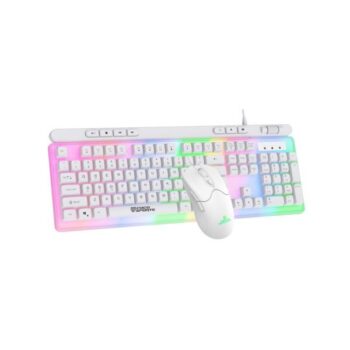 Coconut Force Gaming Keyboard Mouse Combo (White) - Coconut