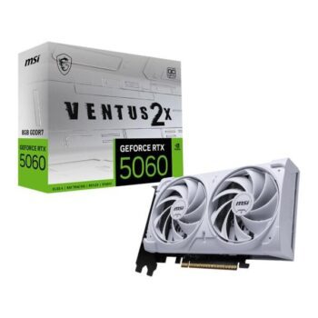 MSI RTX 5060 Ventus 2X OC White 8GB GDDR7 Graphics Card - MSI