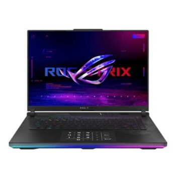 ASUS ROG Strix Scar 16 (2024), Intel Core i9 14900HX 14th Gen, 16"(40.64cm) 2.5K QHD+240Hz, Gaming Laptop (32GB DDR5/2TB SSD/12GB RTX 4080/Win11/Per-Key RGB/90WHr/Black/2.65Kg),G634JZR-CM932WS - Asus