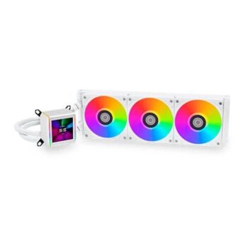 Lian Li Galahad II LCD ARGB 360mm CPU Liquid Cooler (White) - Lian Li