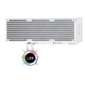 Lian Li Hydroshift II LCD-C 360N Fanless CPU Liquid Cooler (White) - Lian Li