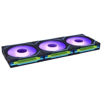 Lian Li UNI Fan SL Infinity Wireless 120mm Triple Pack Reverse Blade Fan Black (12RSLIN1W3B) - Lian Li