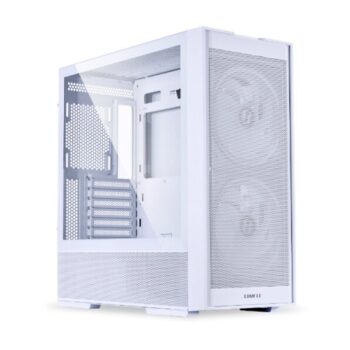 Lian Li Lancool 206 ATX Mid Tower Cabinet White - Lian Li