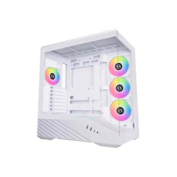 Lian Li Vector V100 E-Atx Mid Tower Cabinet (White) - Lian Li