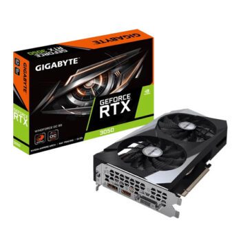 Gigabyte RTX 3050 Windforce OC 8GB Gaming Graphics Card - Gigabyte