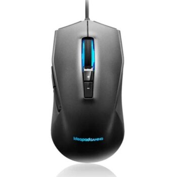 Lenovo Ideapad M100 Ergonomic Ambidextrous USB RGB Gaming Mouse (Black) - Lenovo