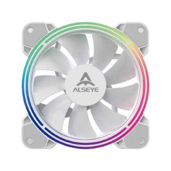 ALSEYE HALO 4.0 120MM RGB Computer Chassis Fan (White) - ALSEYE