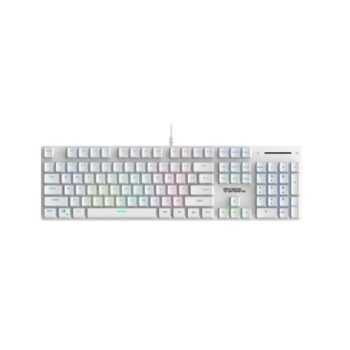 Coconut Hurricane 104 Keys Wired Gaming Keyboard (White) - Coconut