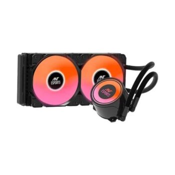 Ant Esports ICE-240 ARGB All In One 240mm CPU Liquid Cooler (Black) - Ant Esports