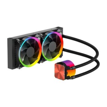 Ant Esports ICE Chroma 240 ARGB 240mm ARGB Liquid Cooler I AIO – Black - Ant Esports