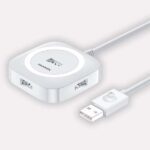 HAMMOK Jack USB 2.0 4 Port High Speed Hub (White) 1 jack-wht-hammok-jack-usb-2-0-4-port-high-speed-hub-white