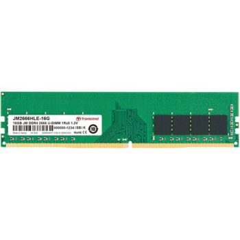 Transcend 16GB (1 X 16GB) DDR4 JetRam 2666 MHz CL19 1Rx8 Desktop RAM - Transcend