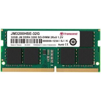 Transcend JetRam 32GB (1 x 32GB) DDR4 3200MHz CL22 SO-DIMM Laptop RAM - Transcend