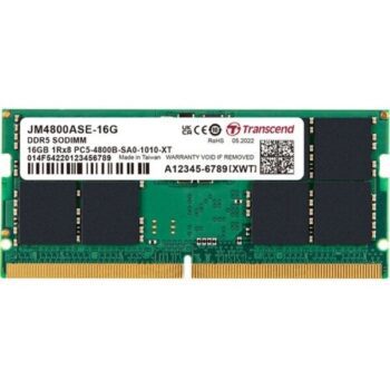Transcend JetRam 16GB (1 x 16GB) DDR5 4800MHz CL40 SO-DIMM Laptop RAM - Transcend