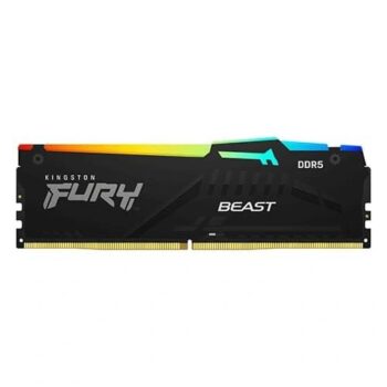 Kingston Fury Beast RGB 32GB 6000MHz CL36 DDR5 RAM - (BLACK) - Kingston