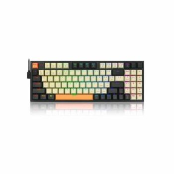 Redragon Kitava K636 CLO 90% RGB Mechanical Keyboard Creamy/Grey/Orange (Red Switch) 0 - Redragon