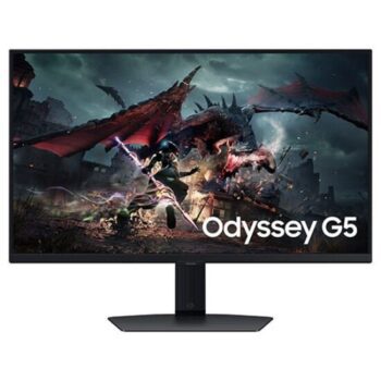 Samsung 27 inch Odyssey QD-OLED G5 QHD 180Hz Gaming Monitor (LS27FG502SWXXL) - Samsung
