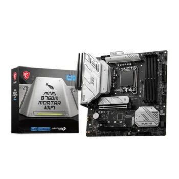MSI MAG B760M Mortar WIFI Intel Motherboard Supports Intel 12th , 13th & 14th Gen Processors - MSI