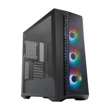 Cooler Master MasterBox MB520 Mesh ARGB (E-ATX) Mid Tower Cabinet (Black) - Cooler Master