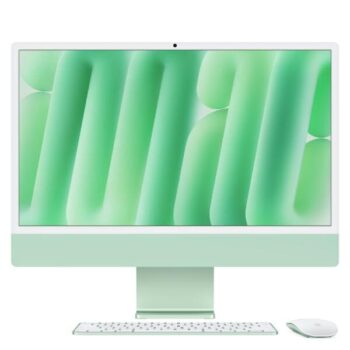 Apple iMac 60.96 cm (24 inch) All-In-One Desktop (10-Core Apple M4 Chip/4 Ports/24 GB RAM/512 GB), MD2Q4HN/A, Green - Apple