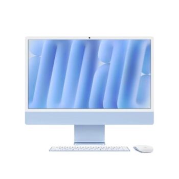 Apple iMac 60.96 cm (24 inch) All-In-One Desktop (10-Core Apple M4 Chip/4 Ports/24 GB RAM/512 GB), MD2T4HN/A, Blue - Apple
