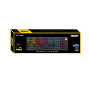 Ant Esports MK1850 Mechanical Blacklit Gaming Keyboard with Blue Switches - Black - Ant Esports
