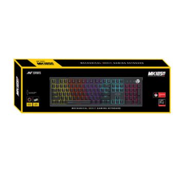 Ant Esports MK1850 Mechanical Blacklit Gaming Keyboard with Red Switches - Black - Ant Esports