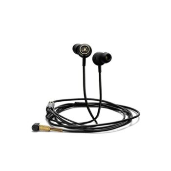 Marshall Mode EQ Wired in Ear Headphone with Mic (Black/Brass) - Marshall