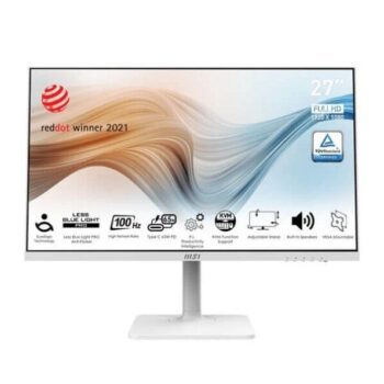 MSI Modern MD272XPW 27 Inch Monitor (White) - MSI