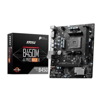 MSI B450M-A Pro Max II AMD mATX Motherboard - MSI