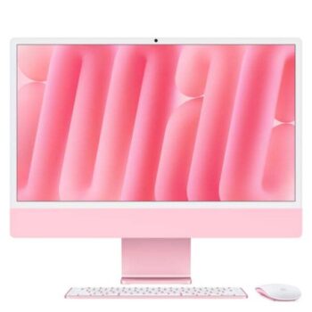 Apple iMac 60.96 cm (24 inch) All-In-One Desktop (8-Core Apple M4 Chip/2 Ports/16 GB/256 GB), MWUG3HN/A, Pink - Apple