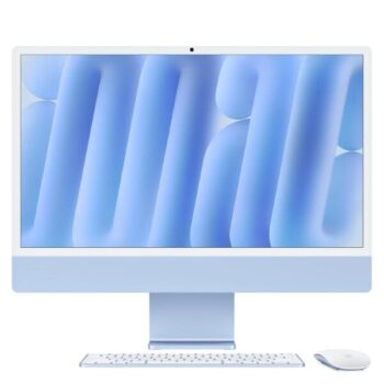 Apple iMac All-in-One Desktop Computer with M4 chip with 10-core CPU and 10-core GPU 512GB - Blue - Apple