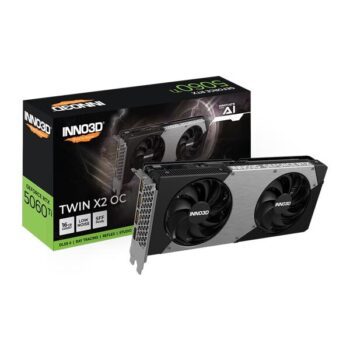 INNO3D GeForce RTX 5060 Ti 16GB TWIN X2 OC Graphics Card - INNO 3D