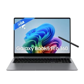 Samsung Galaxy Book5 Pro 360 NP960QHA-KG3IN Notebook Laptop (Intel Core Ultra 5/16 GB/512 GB SSD/Intel Arc Graphics/Windows 11 Home/MSOffice/Dynamic AMOLED 2X), 40.64 cm - 16 inch, Grey -