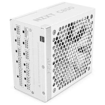 NZXT C850 Gold ATX 3.1 Fully Modular Low-Noise PC Gaming Power Supply (White) - NZXT