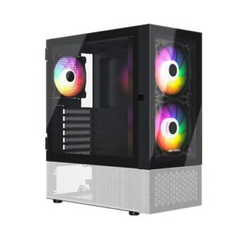Ant Esports Pepper 5F ARGB (ATX) Mid Tower Cabinet (Black) - Ant Esports