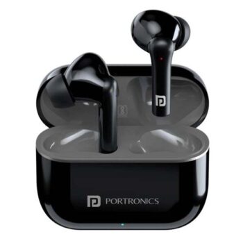 Portronics Harmonics Twins S6 TWS Earbuds (Black) - Portronics